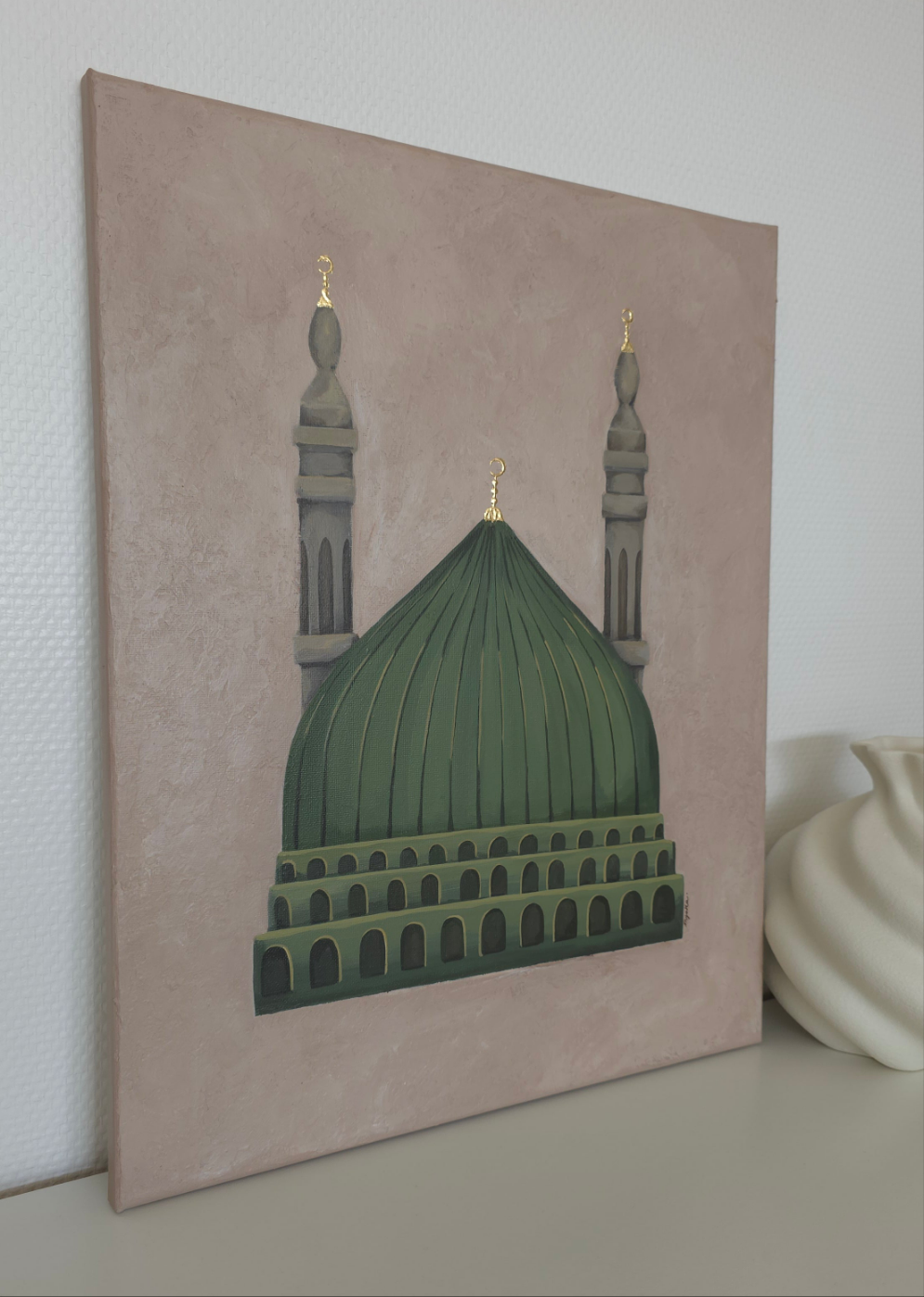 Tableau fond texturé "Madinah"