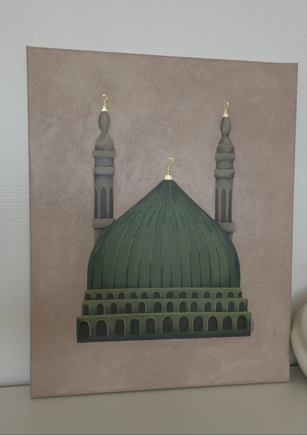 Tableau fond texturé "Madinah"